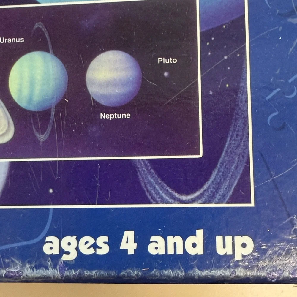 VTG 2003 MCGRAW HILL CHILDREN’S PUBLISHING “OUR SOLAR SYSTEM” GIANT FLOOR PUZZLE